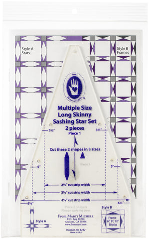 Marti Michell Long Skinny Sashing Star Set
