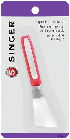 Singer Nylon Angled-Edge Lint Brush W/Comfort Grip