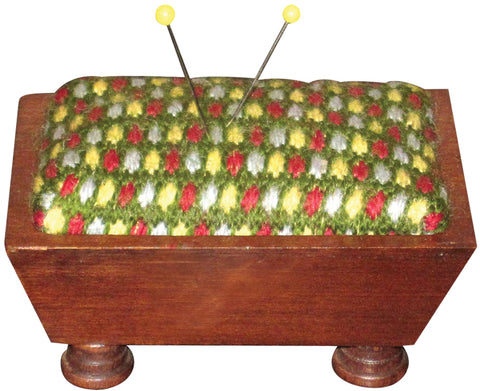 Sudberry House Mahogany Vintage Pincushion 3.5"X5"