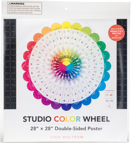 Studio Color Wheel 28"X28" Double-Sided Poster