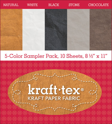 kraft-tex Sampler Pack 8.5"X11" 10/Pkg