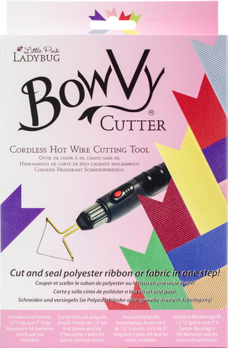 Little Pink Ladybug Bowvy Cutter