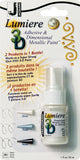 Jacquard Lumiere 3D Metallic Paint & Adhesive Blister Pk 1oz