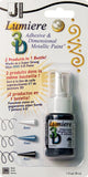 Jacquard Lumiere 3D Metallic Paint & Adhesive Blister Pk 1oz