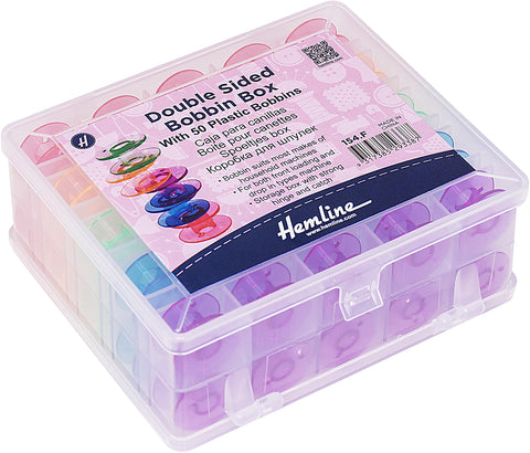 Tacony Double Sided Bobbin Box W/50 Bobbins