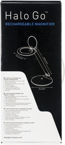 Daylight Halo GO Rechargeable Magnifier Lamp