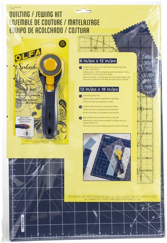 OLFA Splash Quilting/Sewing Kit 6"X12"