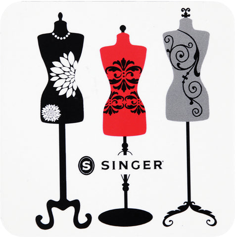 Singer Gold Eye Embroidery Needles On Collectible Magnet