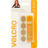 VELCRO(R) Brand Sticky Back For Fabric Ovals 1"X.75"