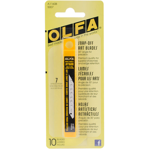 Snap-Off Art Knife Replacement Blades 10/Pkg