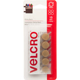 VELCRO(R) Brand Sticky Back Coins .625" 15/Pkg