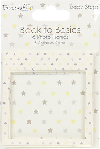 Dovecraft Back To Basics Photo Frames 8/Pkg