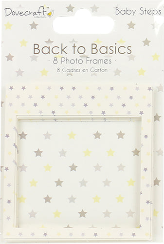 Dovecraft Back To Basics Photo Frames 8/Pkg