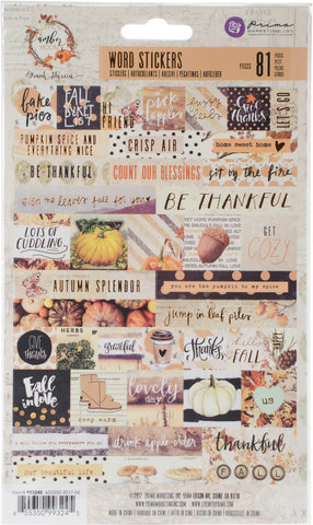 Prima Marketing Word Stickers