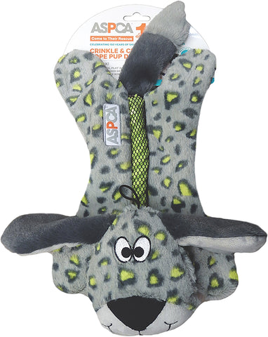 ASPCA Crinkle & Chew Rope Pup Dog Toy