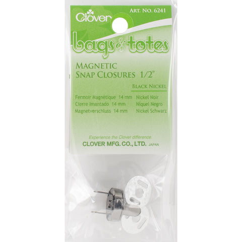 Clover Magnetic Tote Bag Closure 1/2"