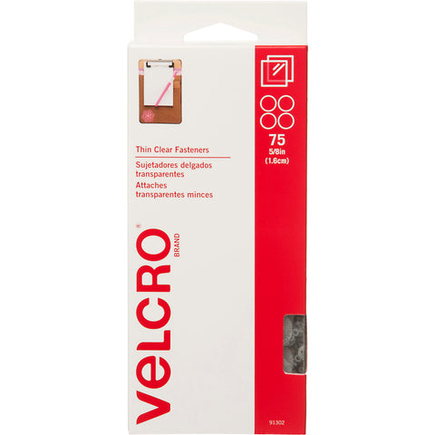 VELCRO(R) Brand Thin Fasteners Coins .625" 75/Pkg