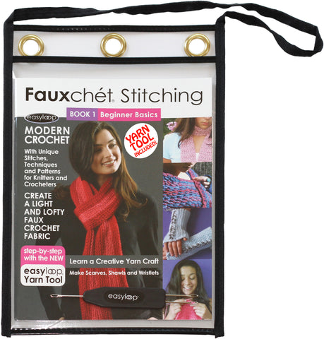 Fauxchet Easyloop Yarn Tool & Fauxchet Stitching Book 1