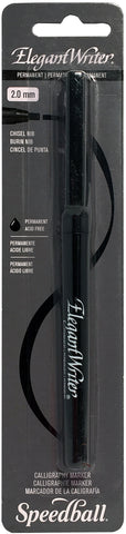 Speedball Elegant Writer Permanent Chisel Tip Marker 2mm