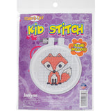 Janlynn/Kid Stitch Mini Counted Cross Stitch Kit 3" Round