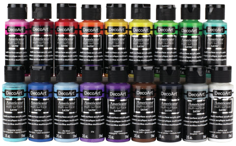 Americana Acrylic Multi-Surface Sampler Set 18/Pkg