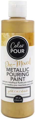American Crafts Color Pour Pre-Mixed Metallic Paint 8oz
