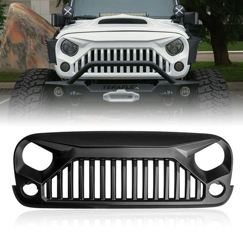 Xprite Gladiator Black Grille for 2007-2018 Jeep Wrangler