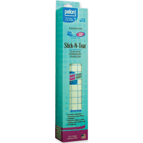 Pellon Stick-N-Tear Away Embroidery Stabilizer
