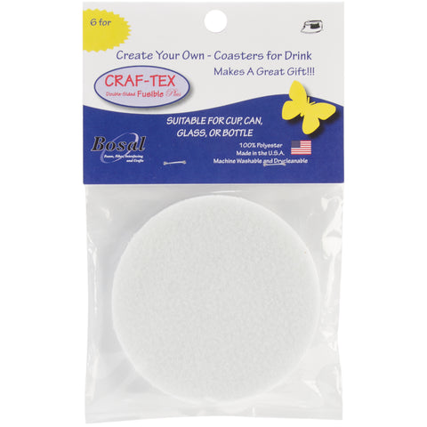 Bosal Craf-Tex Round Coaster Craft Pack