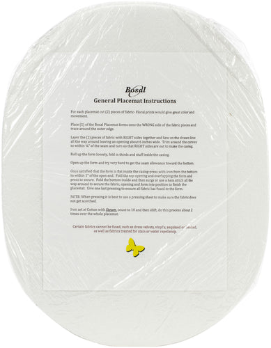 Bosal Craf-Tex Oval Place Mat Craft Pack