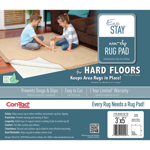 Vantage Eco-Stay Non-Slip Rug Underlay 3'X5'