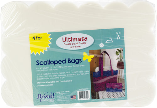 Bosal In-R-Foam Ultimate Double-Sided Fusible Foam 4/Pkg