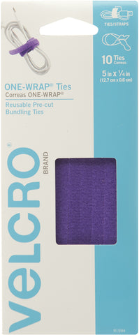 VELCRO(R) Brand ONE-WRAP(R) Ties 5"X14" 10/Pkg