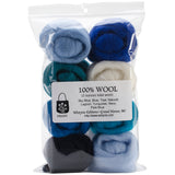 Wistyria Editions Wool Roving 12" .25oz 8/Pkg