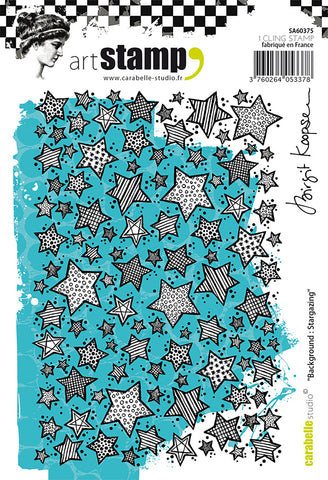Carabelle Studio Background Cling Stamp A6 By Birgit Koopsen