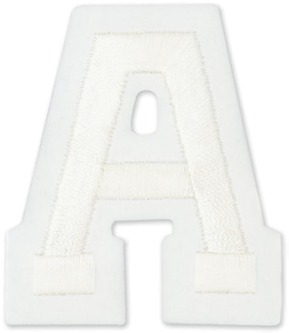 Iron-On Embroidered Letters & Numbers 2"