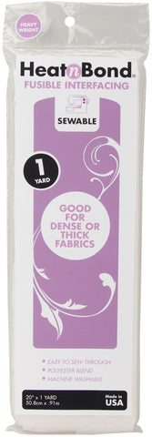 Thermoweb HeatnBond Heavyweight Iron-On Fusible Interfacing