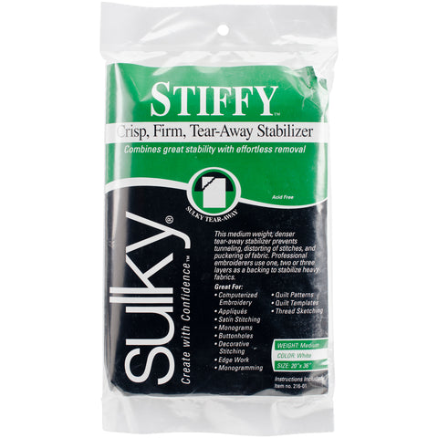 Sulky Stiffy Tear-Away Stabilizer