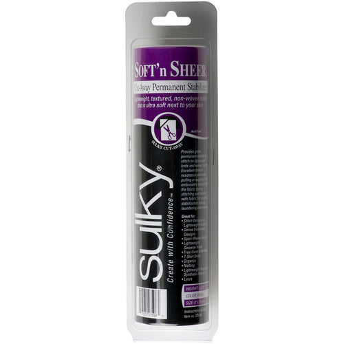 Sulky Soft & Sheer Cut-Away Permanent Stabilizer