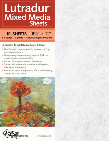 Lutradur Mixed Media Sheets 10/Pkg