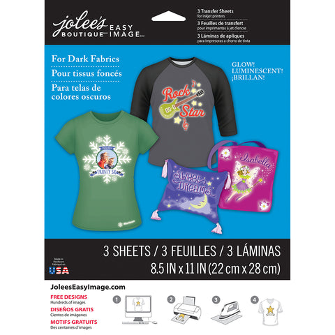Jolee's Easy Image Transfer Sheets 8.5"X11" 3/Pkg