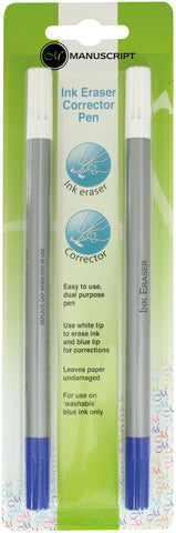 Manuscript Ink Eraser Corrector - Twin Pack