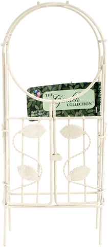 Mini Iron Garden Arch W/Gate 3"