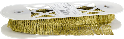 Simplicity Metallic Brush Fringe 1"X8yd