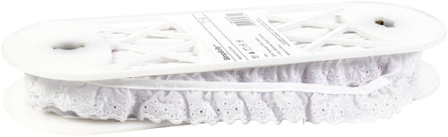 Simplicity Star Edge Eyelet Ruffle 1"X10yd