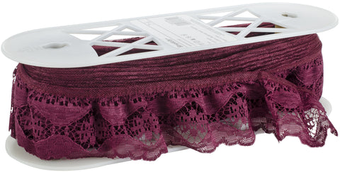 Simplicity Opaque Scallop Lace Trim 2.375"X12yd