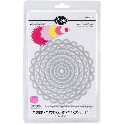 Sizzix Framelits Dies By Stephanie Barnard 7/Pkg