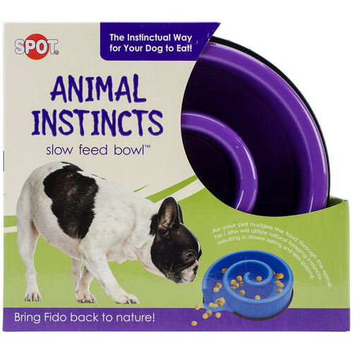 Animal Instincts Slow Feed Bowl 10"