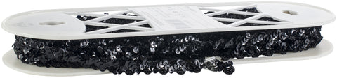 Simplicity Sequined Cupped Scroll Trim .375"x12yd