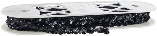 Simplicity Sequined Cupped Scroll Trim .375"x12yd
